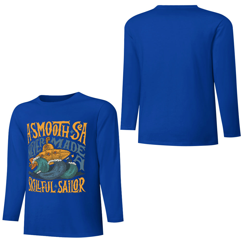 Pure cotton long sleeved T-shirt Multiple colors available