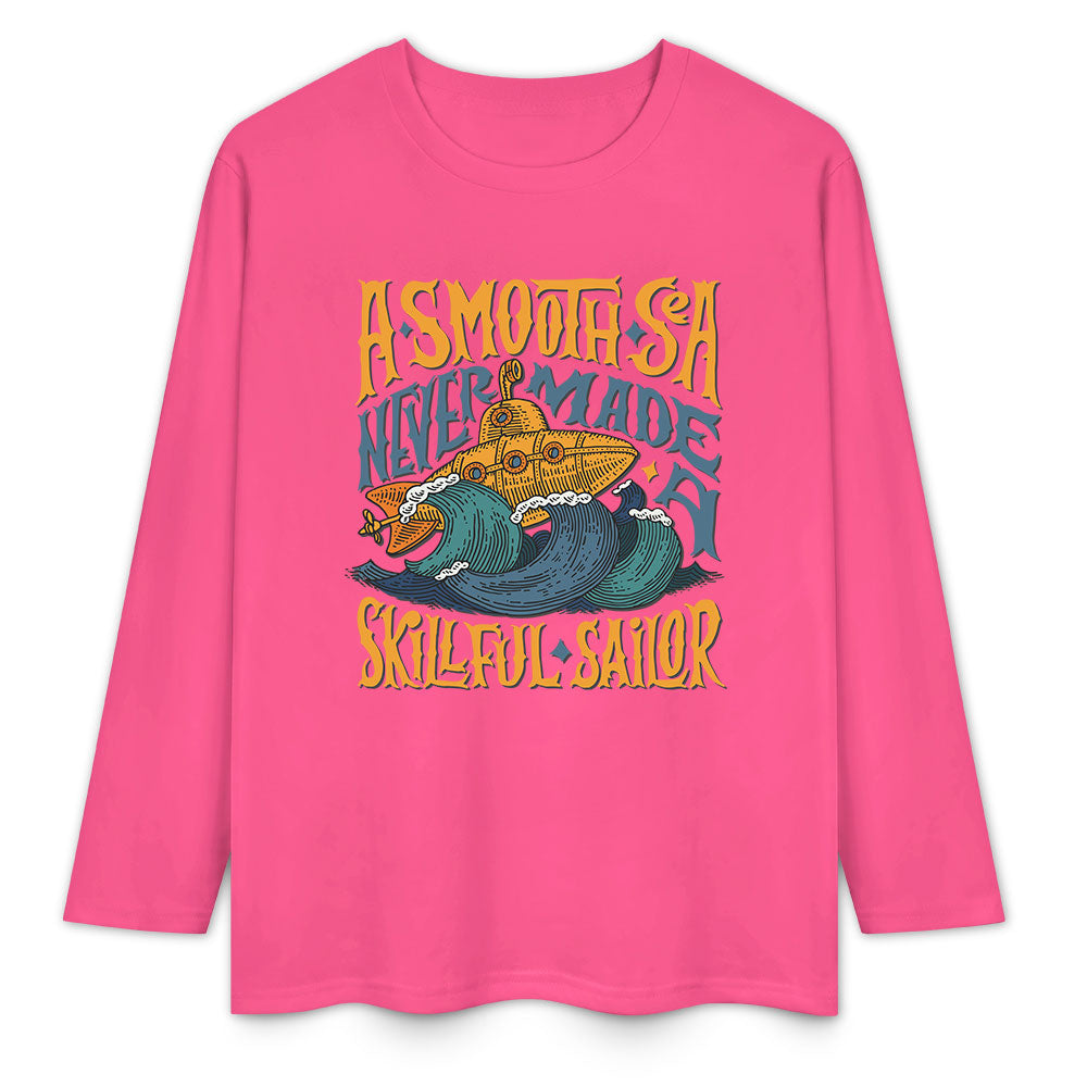 Pure cotton long sleeved T-shirt Multiple colors available