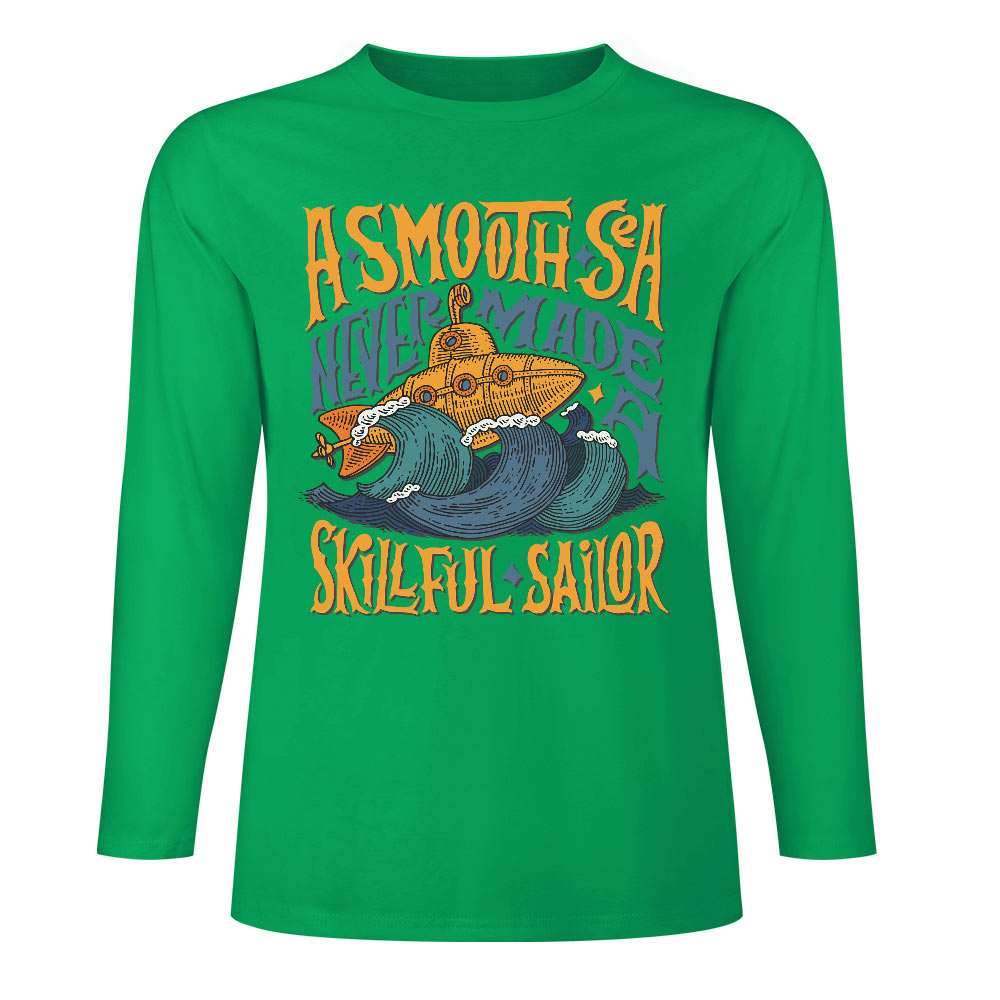 Pure cotton long sleeved T-shirt Multiple colors available