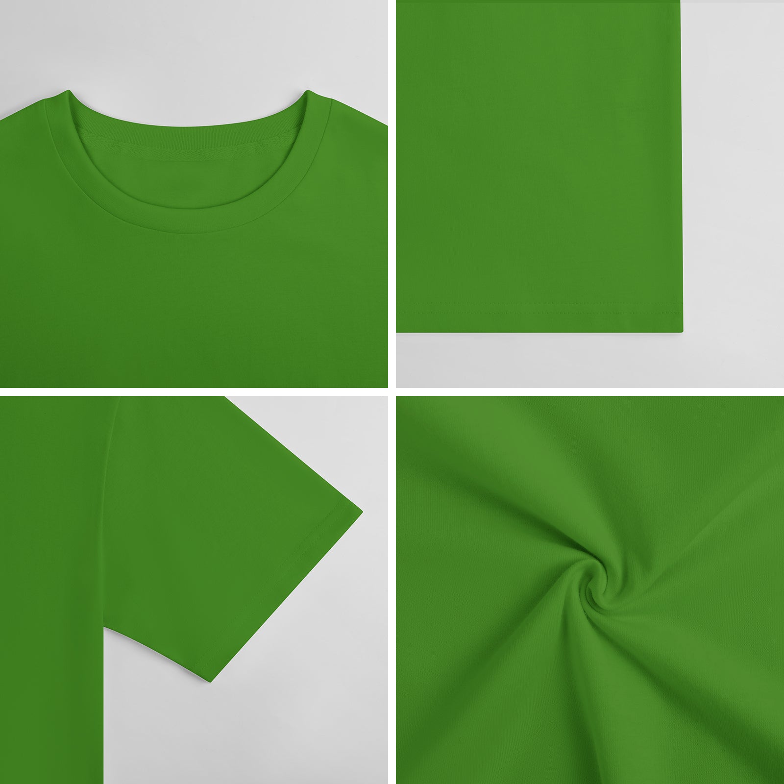 New 2025 Pure cotton short sleeved T-shirt two side print