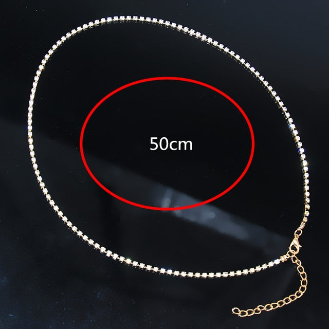 Shining Crystal Thigh Chain Gold-color Women's Leg Body Chain Hot Summer Beach Sexy Bikini Body Jewelry Selling Accessories