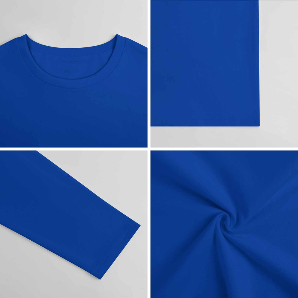 Pure cotton long sleeved T-shirt Multiple colors available