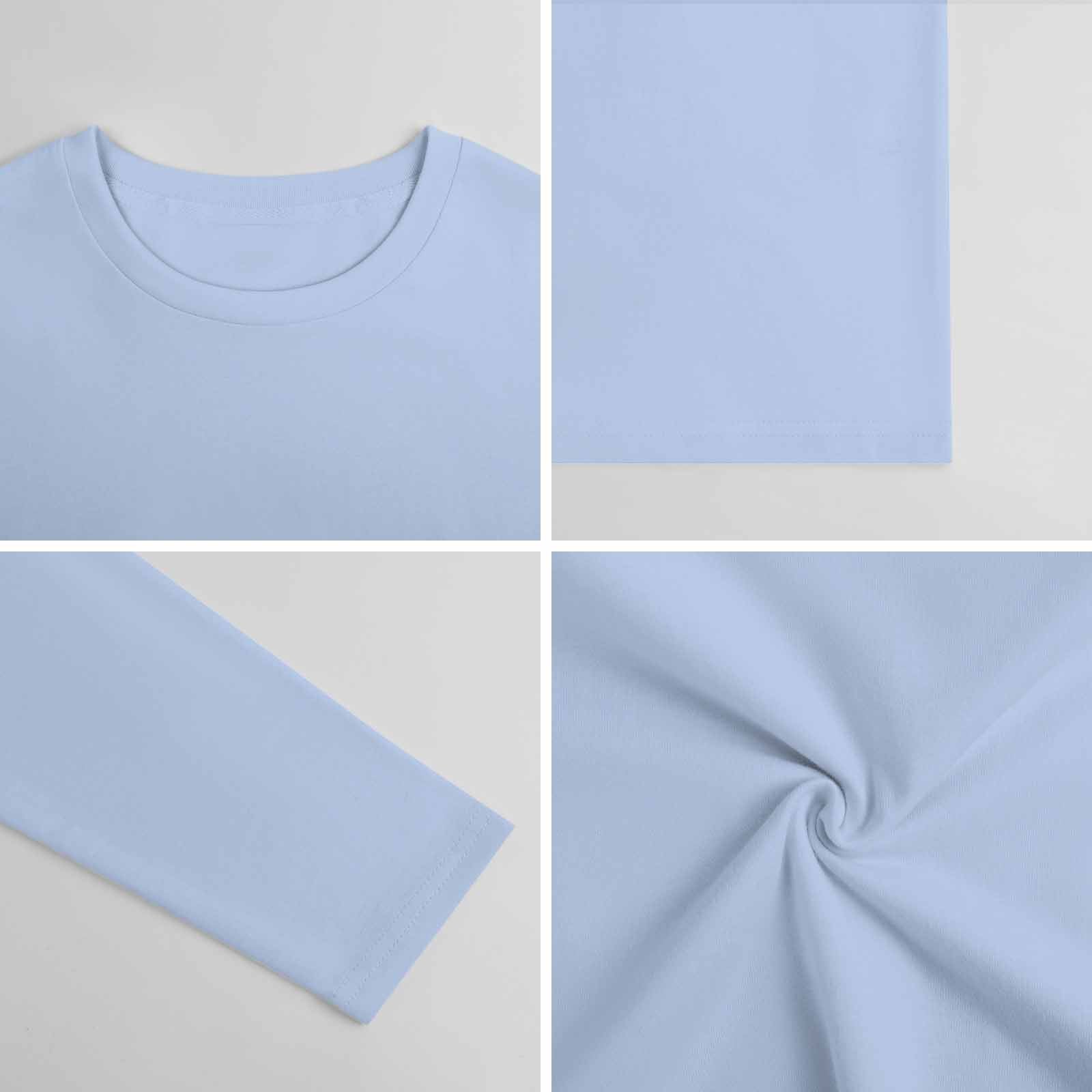 Pure cotton long sleeved T-shirt Multiple colors available