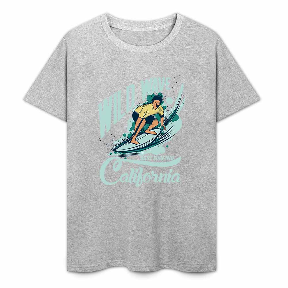New 2025 Pure cotton short sleeved T-shirt two side print