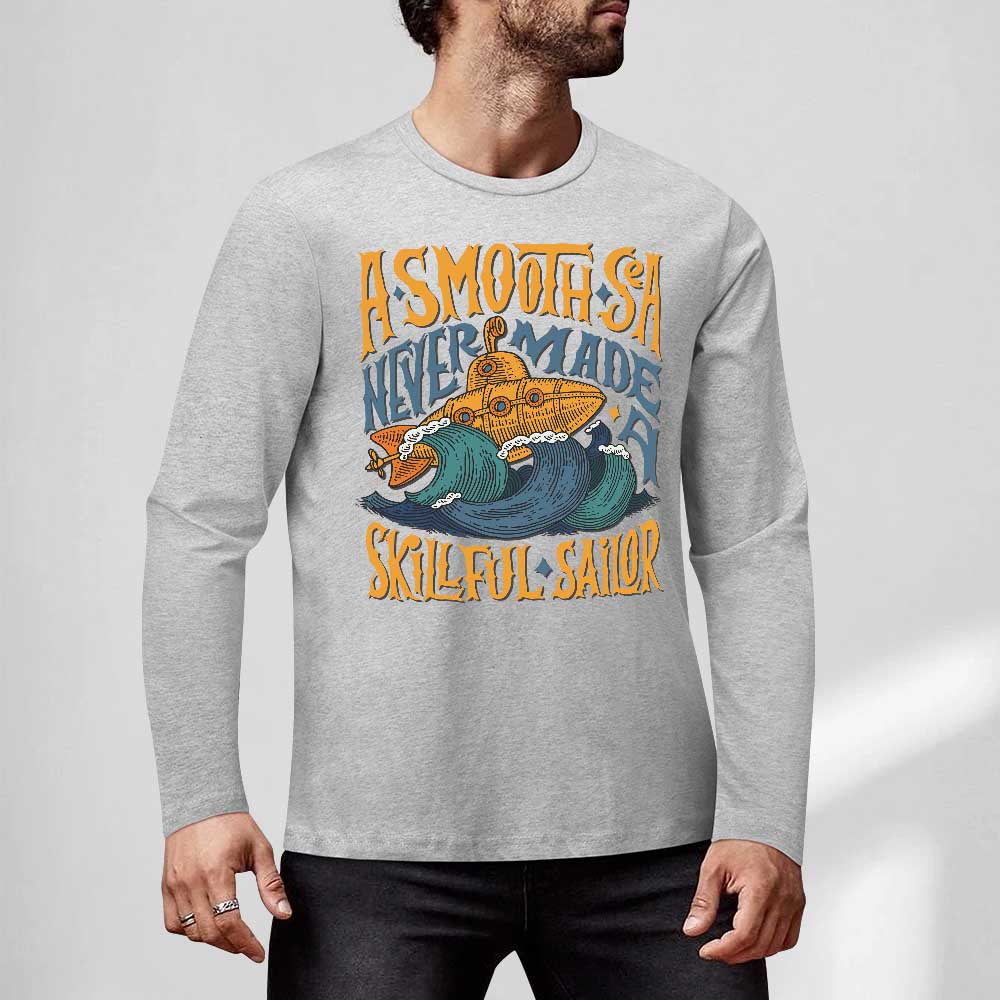 Pure cotton long sleeved T-shirt Multiple colors available