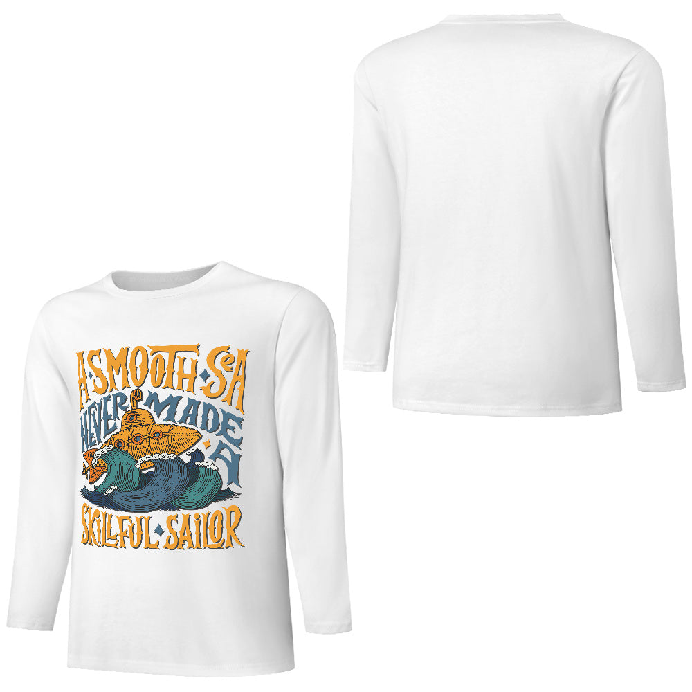 Pure cotton long sleeved T-shirt Multiple colors available