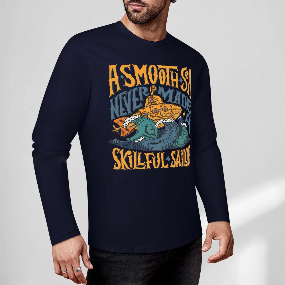 Pure cotton long sleeved T-shirt Multiple colors available