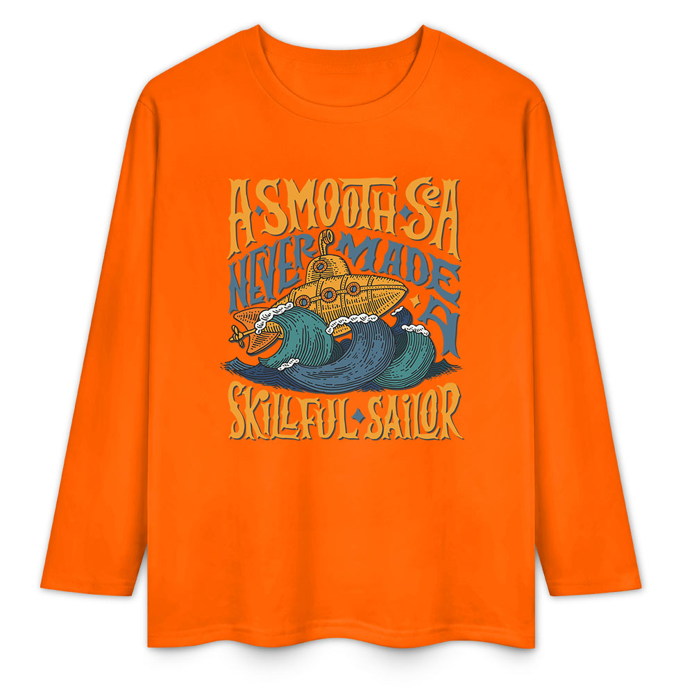 Pure cotton long sleeved T-shirt Multiple colors available