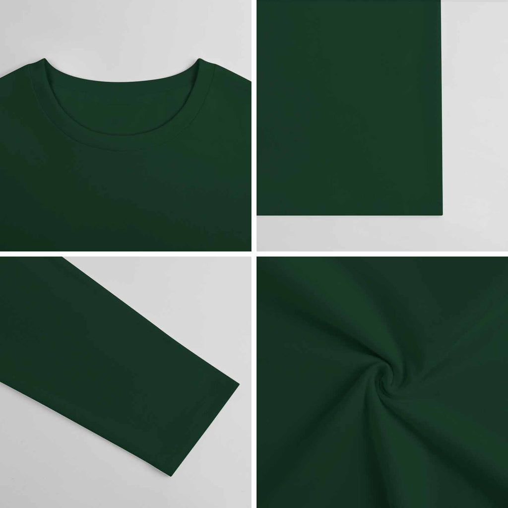 Pure cotton long sleeved T-shirt Multiple colors available