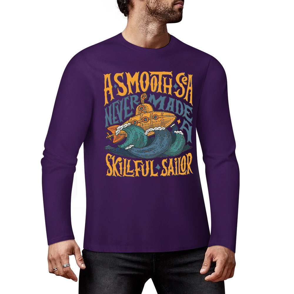 Pure cotton long sleeved T-shirt Multiple colors available