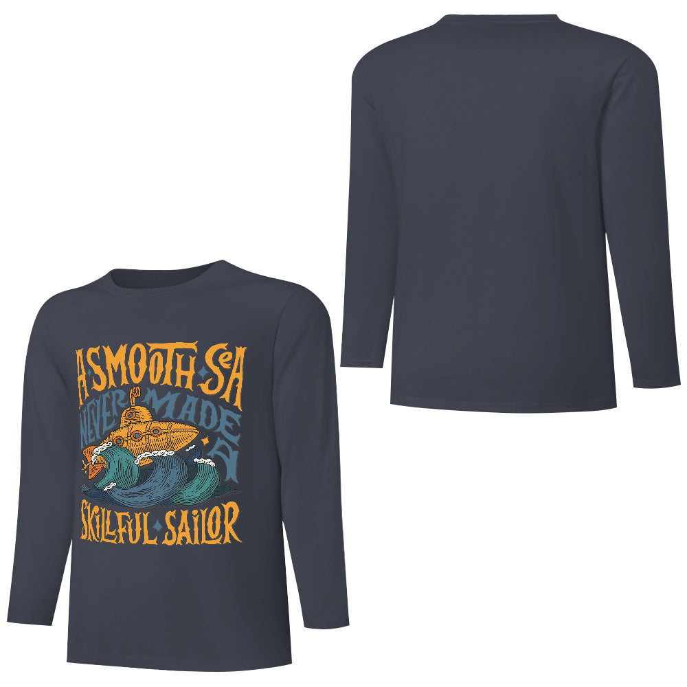 Pure cotton long sleeved T-shirt Multiple colors available