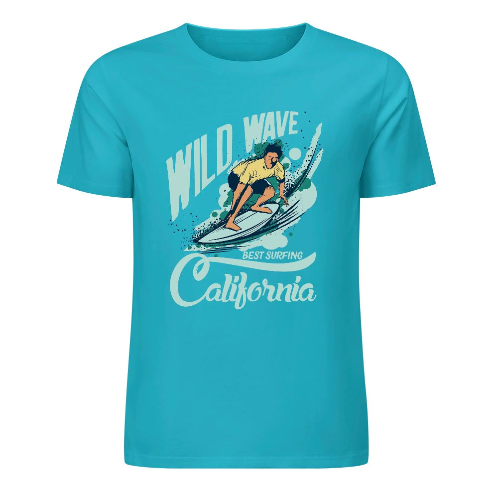 New 2025 Pure cotton short sleeved T-shirt two side print