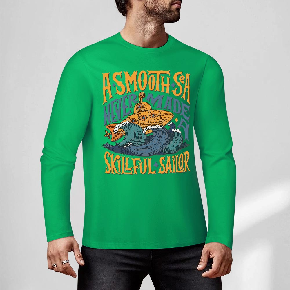 Pure cotton long sleeved T-shirt Multiple colors available