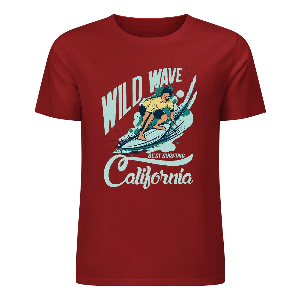 New 2025 Pure cotton short sleeved T-shirt two side print