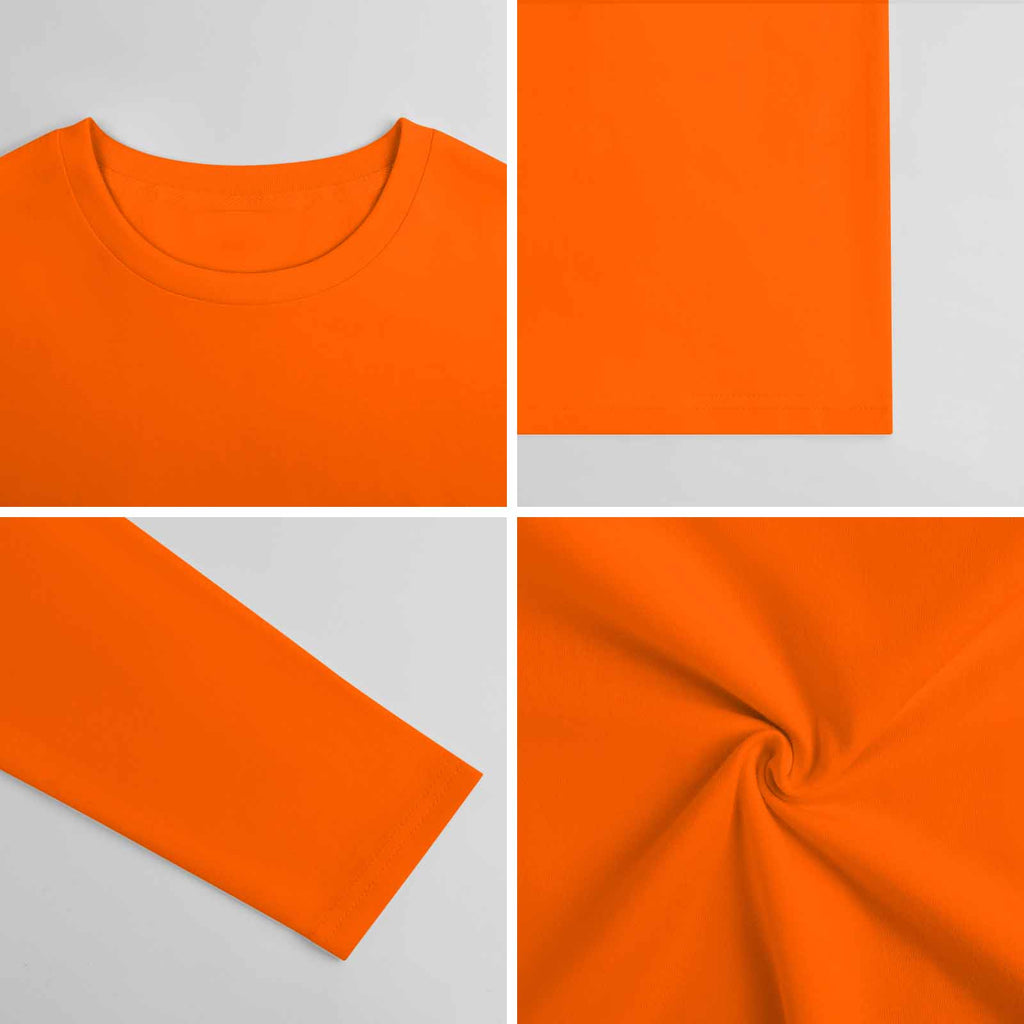 Pure cotton long sleeved T-shirt Multiple colors available