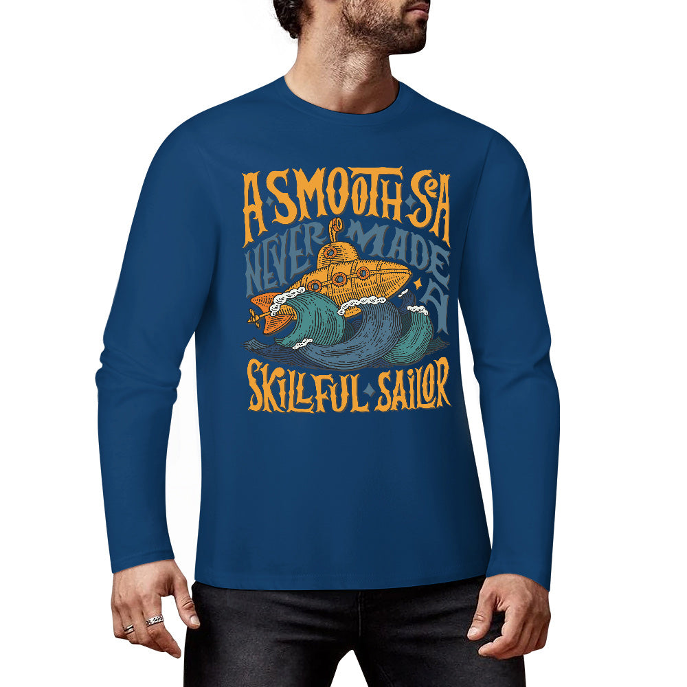 Pure cotton long sleeved T-shirt Multiple colors available