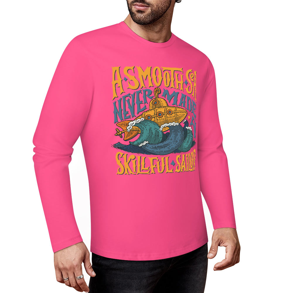 Pure cotton long sleeved T-shirt Multiple colors available