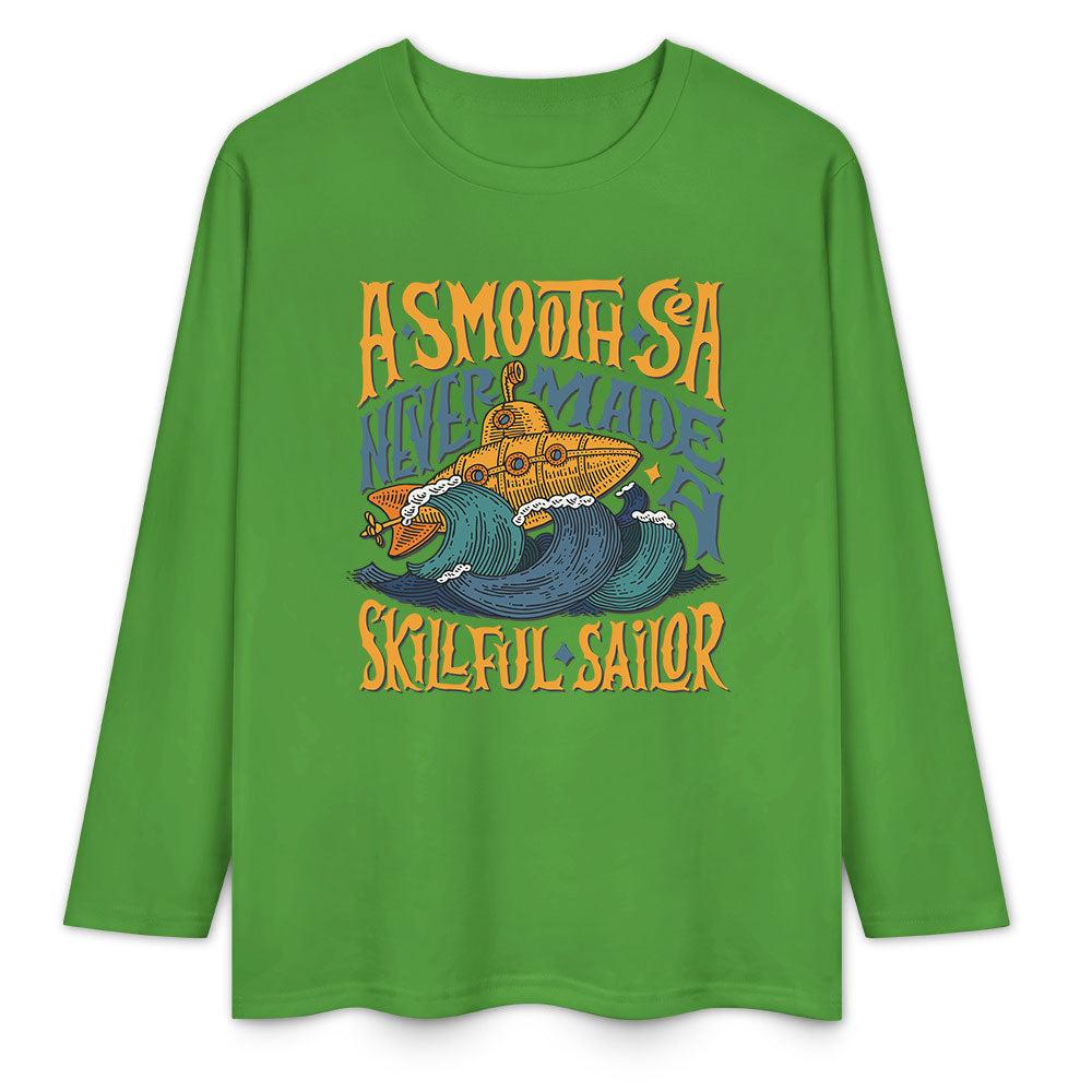 Pure cotton long sleeved T-shirt Multiple colors available