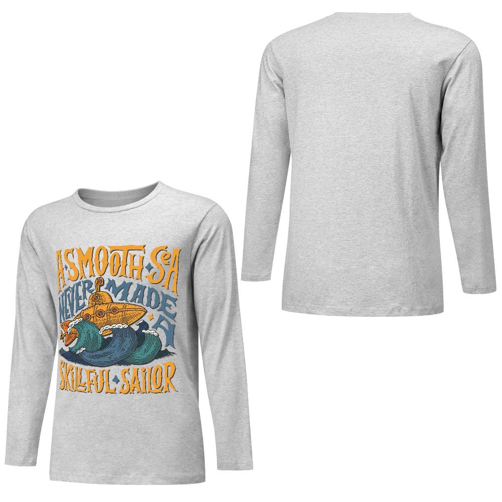 Pure cotton long sleeved T-shirt Multiple colors available