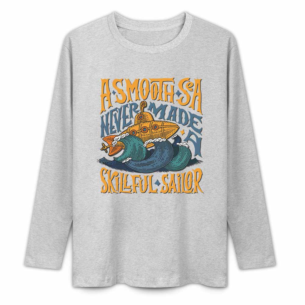 Pure cotton long sleeved T-shirt Multiple colors available