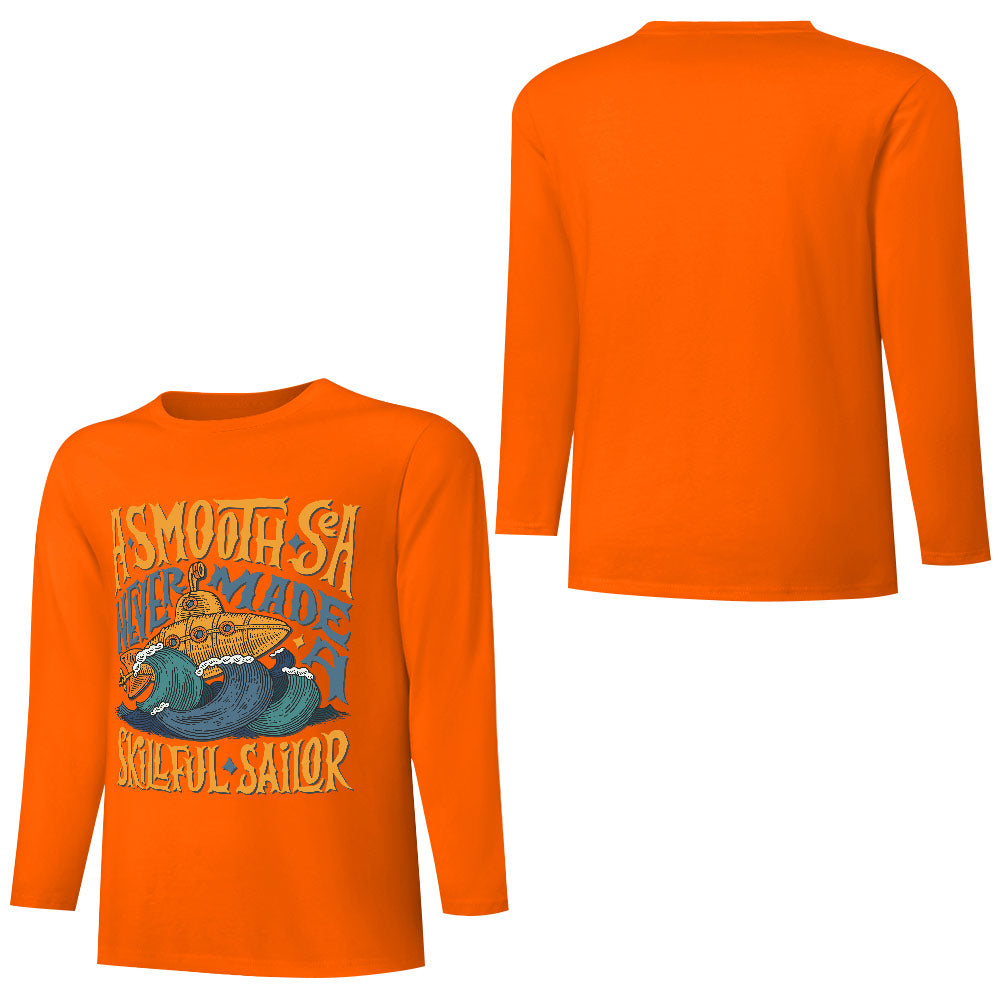 Pure cotton long sleeved T-shirt Multiple colors available