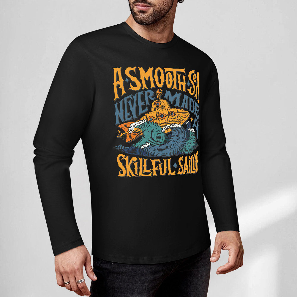 Pure cotton long sleeved T-shirt Multiple colors available