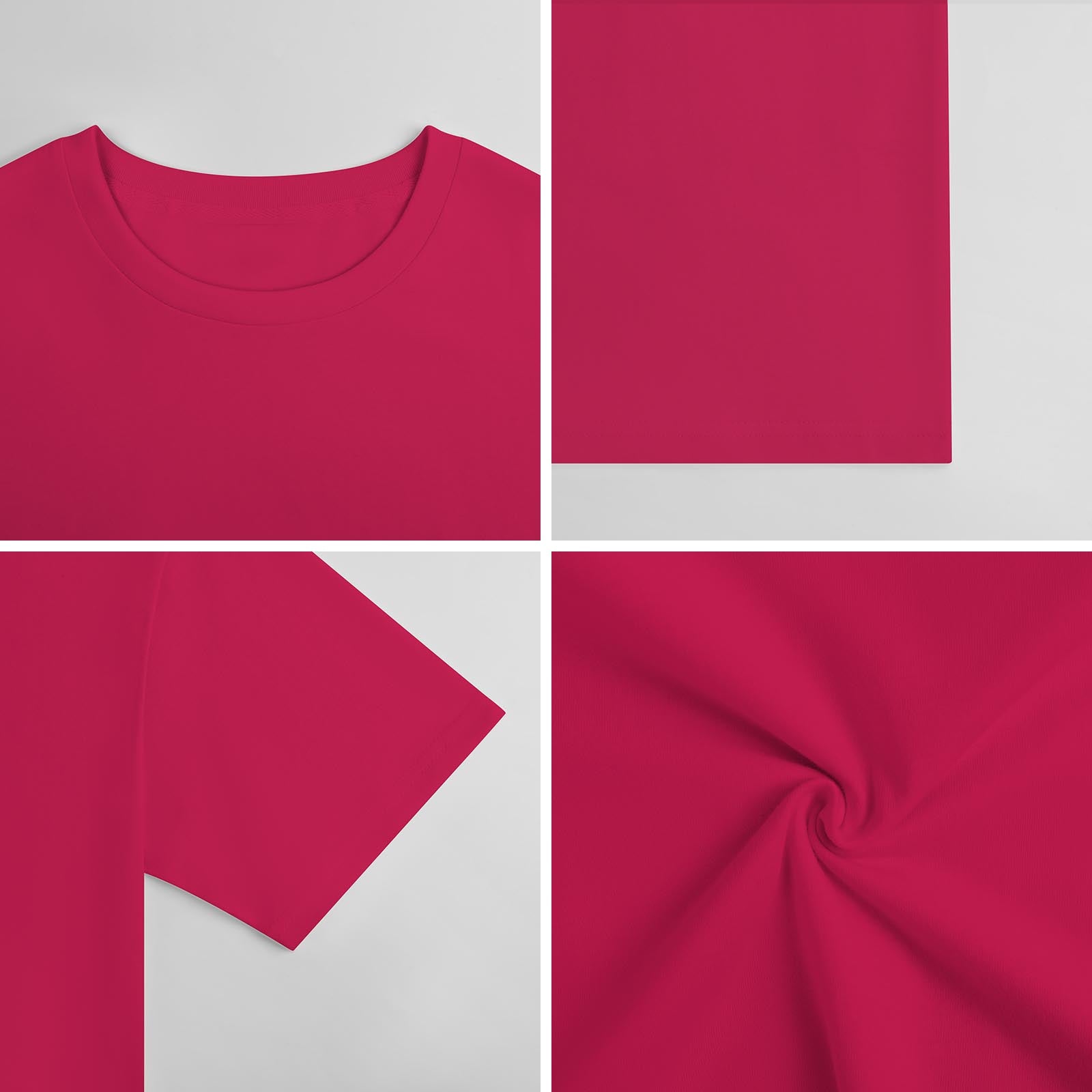 New 2025 Pure cotton short sleeved T-shirt two side print