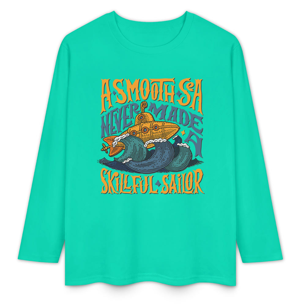 Pure cotton long sleeved T-shirt Multiple colors available