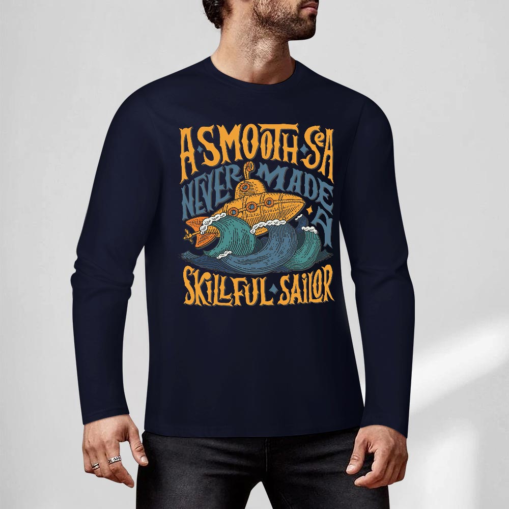 Pure cotton long sleeved T-shirt Multiple colors available