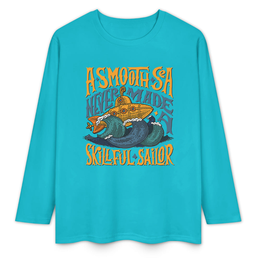 Pure cotton long sleeved T-shirt Multiple colors available