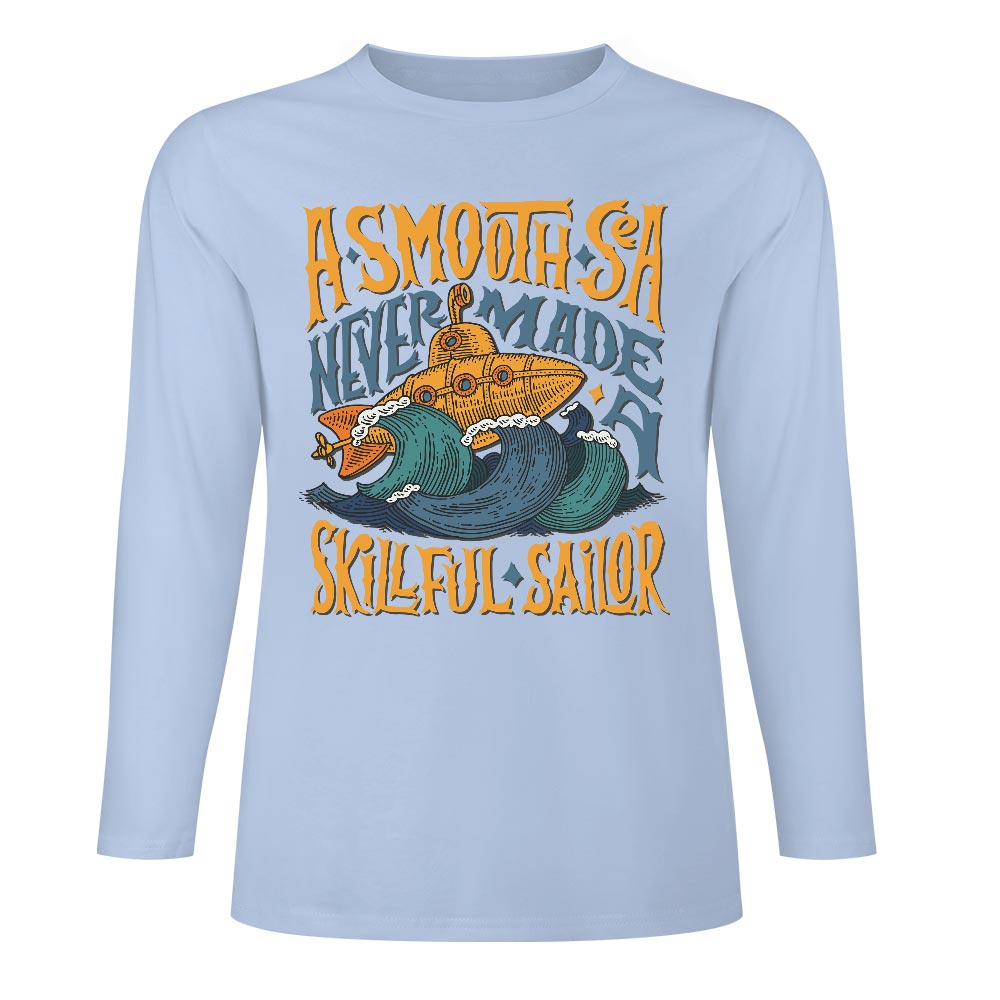 Pure cotton long sleeved T-shirt Multiple colors available