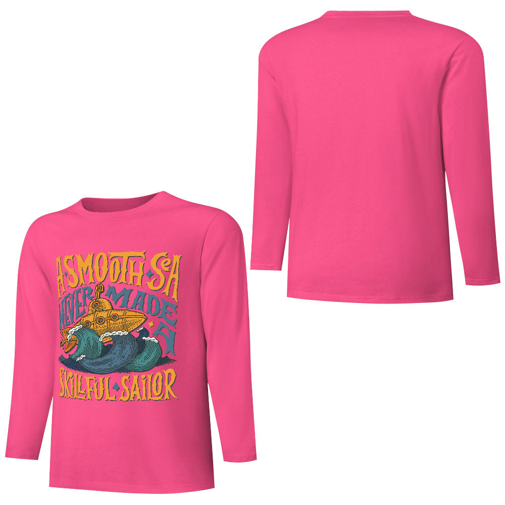 Pure cotton long sleeved T-shirt Multiple colors available