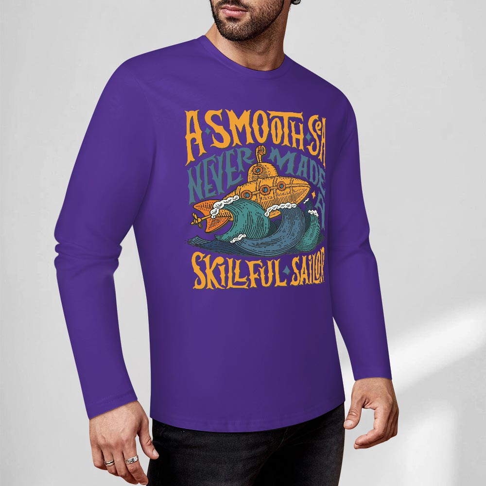 Pure cotton long sleeved T-shirt Multiple colors available