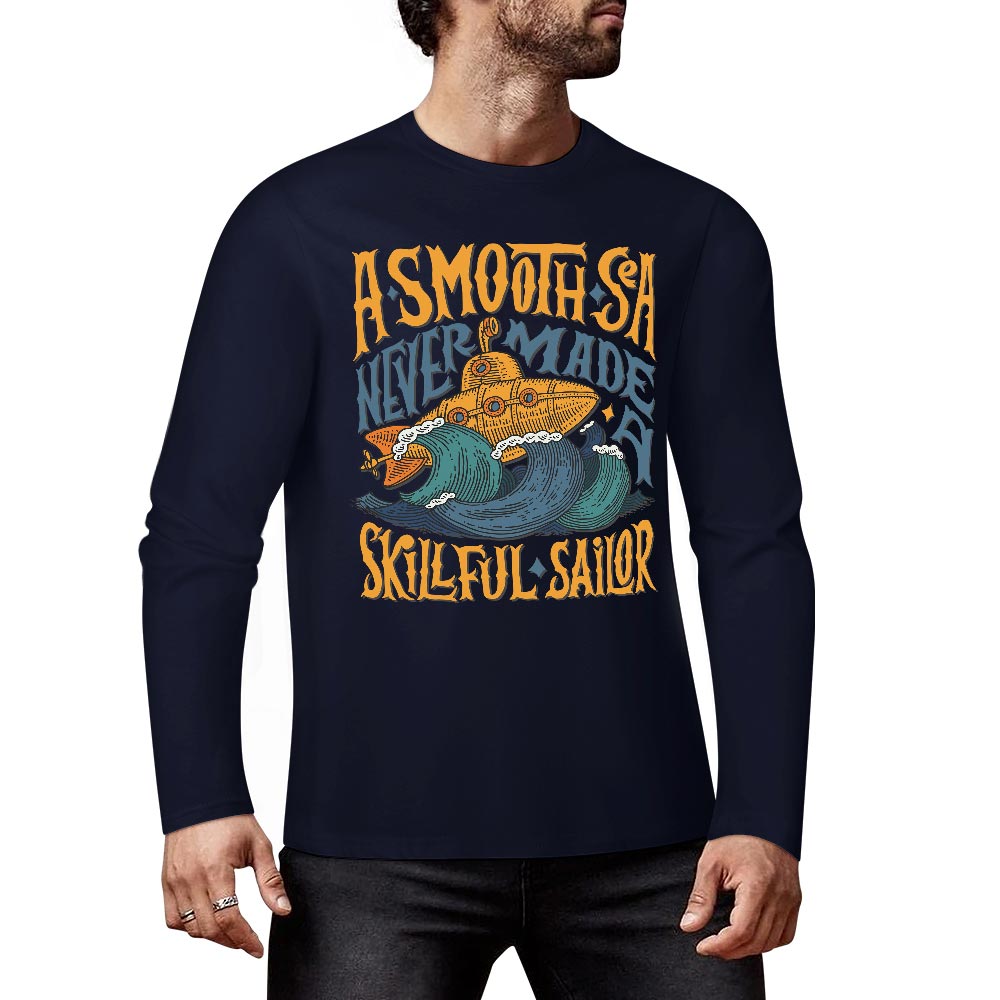 Pure cotton long sleeved T-shirt Multiple colors available