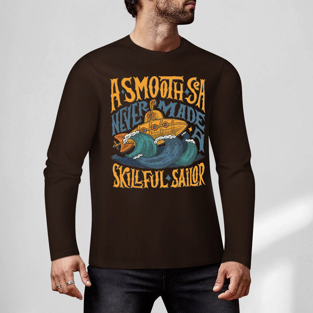 Pure cotton long sleeved T-shirt Multiple colors available