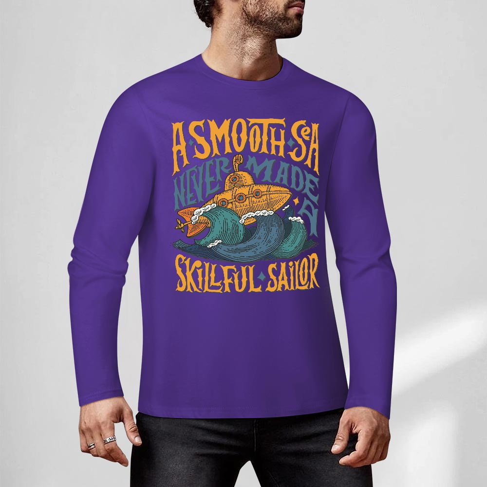 Pure cotton long sleeved T-shirt Multiple colors available