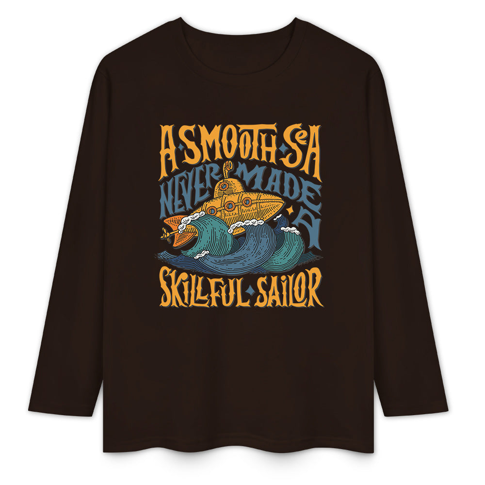 Pure cotton long sleeved T-shirt Multiple colors available