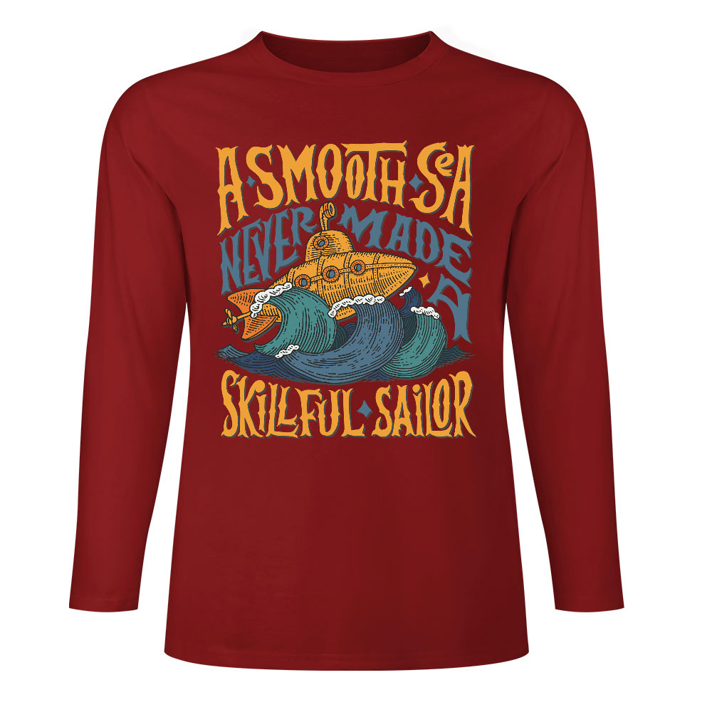 Pure cotton long sleeved T-shirt Multiple colors available