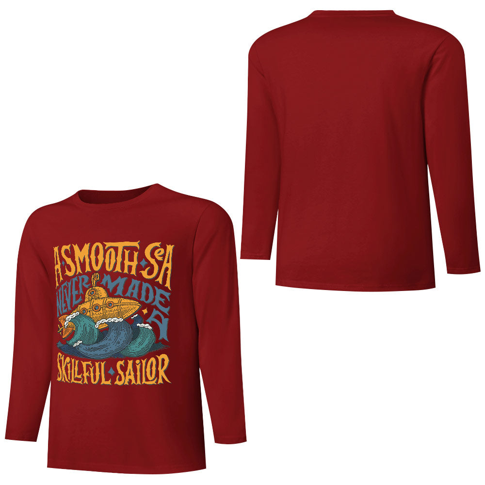 Pure cotton long sleeved T-shirt Multiple colors available