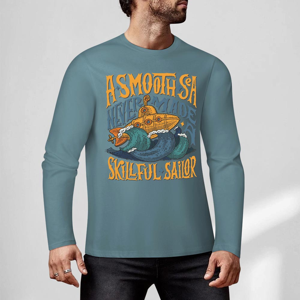 Pure cotton long sleeved T-shirt Multiple colors available