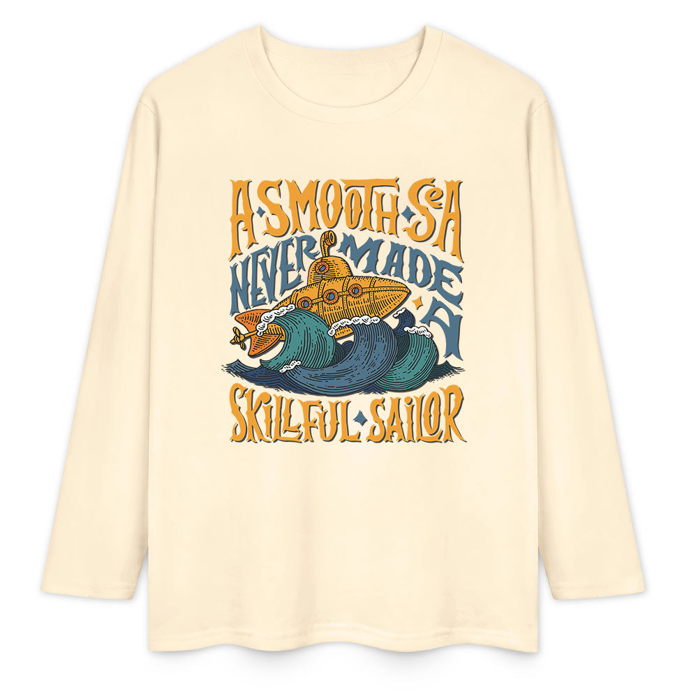 Pure cotton long sleeved T-shirt Multiple colors available