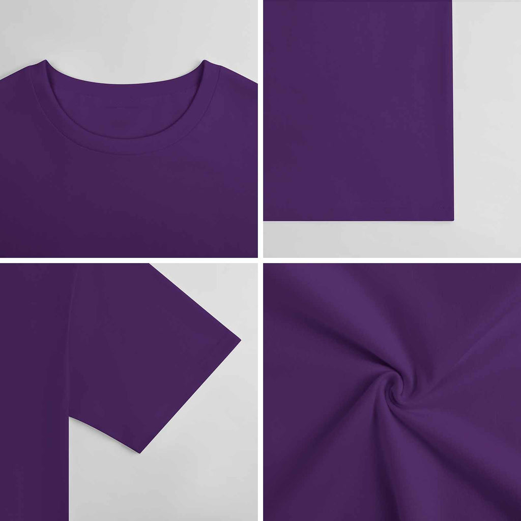New 2025 Pure cotton short sleeved T-shirt two side print